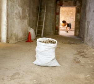 Stramex - Sac à gravats RUBBLEX blanc 55×95 cm en polypropylène tissé, charge max 50 kg